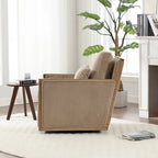 Camel Modern 26.8 Swivel Barrel Chair