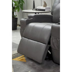 Recliner Chair Modern Recliner Sofa Faux Leather Recliners with Cup Holders, Remote Control