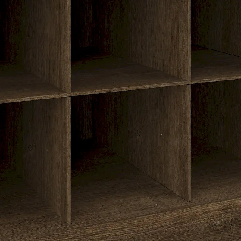 Woodland 24W Small Shoe Bench with Shelves by Bush Furniture