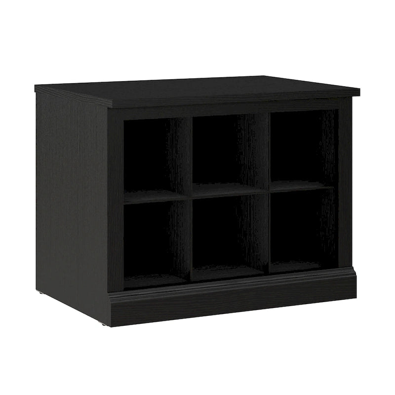 Woodland 24W Small Shoe Bench with Shelves by Bush Furniture
