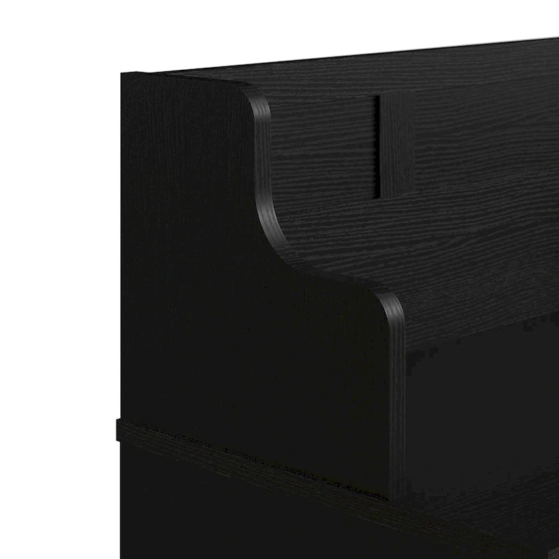 Woodland 24W Small Shoe Bench with Shelves by Bush Furniture