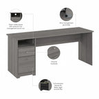 Cabot 72W Home Office Computer Desk with Drawers by Bush Furniture