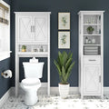 Key West Tall Linen Cabinet and Space Saver by Bush Furniture