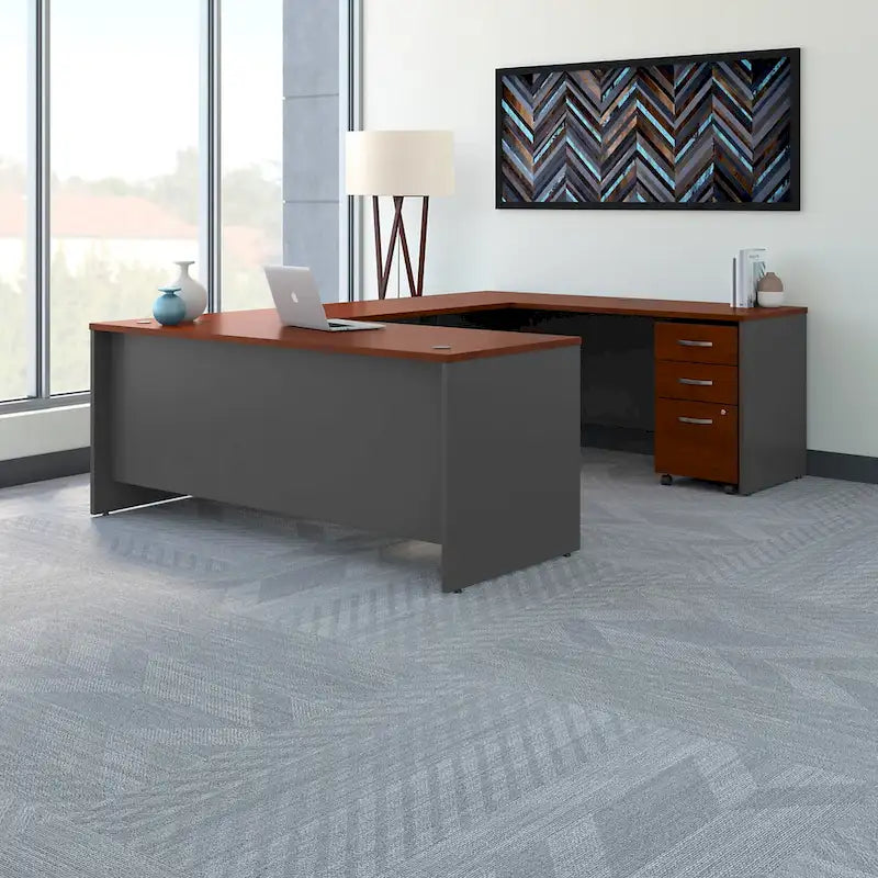 Series C 72W U Shaped Desk with Drawers by Bush Business Furniture