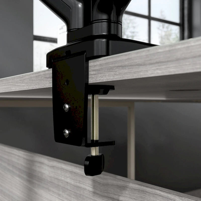 Adjustable Dual Monitor Arm with USB Port by Bush Business Furniture