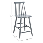 SAFAVIEH Beaufort 24-inch Spindle Farmhouse Counter Stool (Set of 2) - 18W x 21D x 39H