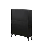 Large size Shoe Cabinet,Free Standing Tipping Bucket Shoe Rack Organizer with 2 Flip Drawers&2 Drawer