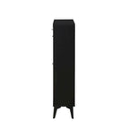Large size Shoe Cabinet,Free Standing Tipping Bucket Shoe Rack Organizer with 2 Flip Drawers&2 Drawer