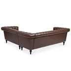 Christopher Knight Home - Clayton Luxurious Sectional Sofa with PU Leather