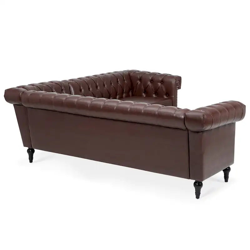 Christopher Knight Home - Clayton Luxurious Sectional Sofa with PU Leather