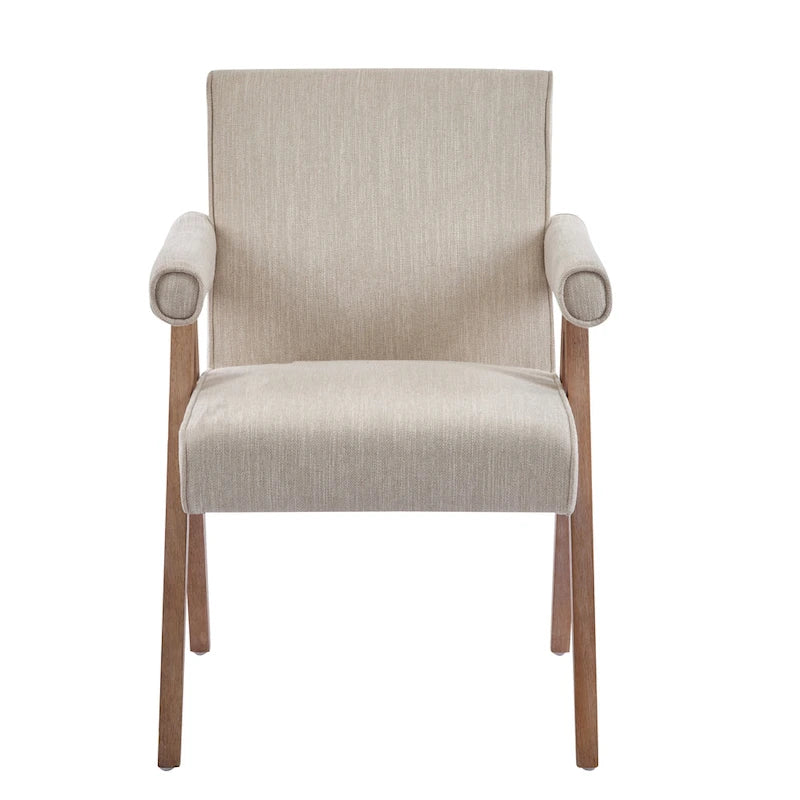 Christopher Knight Home Poppy Fabric Arm Dining Chair (Set of 2)