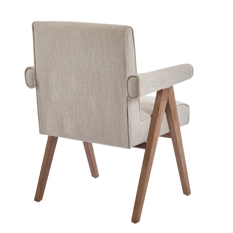 Christopher Knight Home Poppy Fabric Arm Dining Chair (Set of 2)