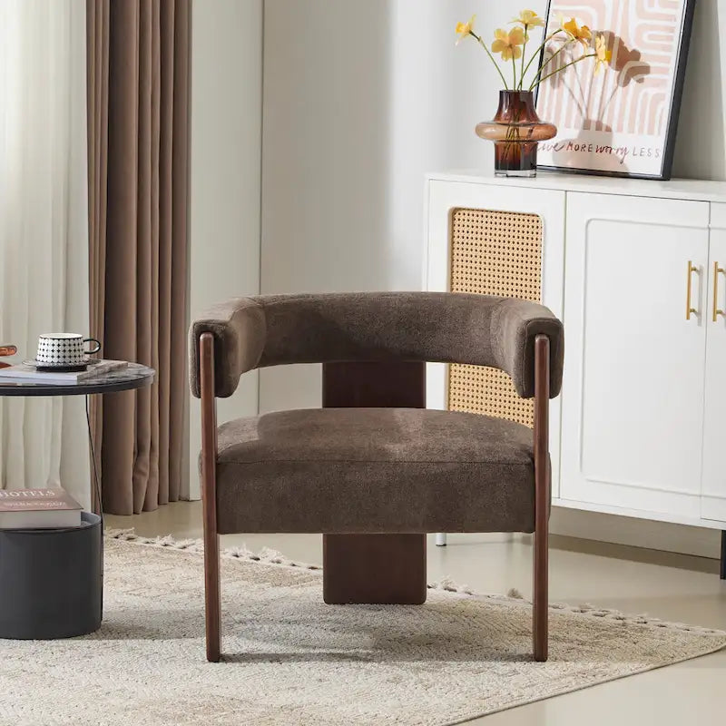 Christopher Knight Home - Emery Modern Upholstered Boucle Fabric Accent Armchair
