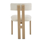 Acacia Wood 7-Piece Dining Set with Upholstered Chairs