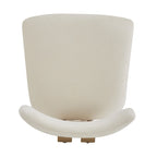 Acacia Wood 7-Piece Dining Set with Upholstered Chairs