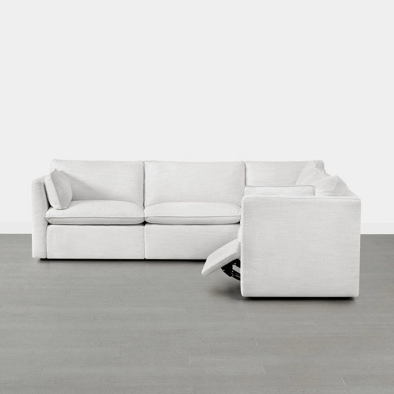 Cypress 107W Power Reclining Sectional Sofa Couch