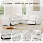 Cypress 107W Power Reclining Sectional Sofa Couch