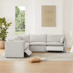 Cypress 107W Power Reclining Sectional Sofa Couch