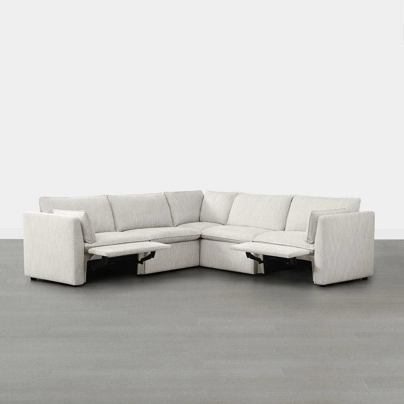 Cypress 107W Power Reclining Sectional Sofa Couch