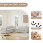 Cypress 107W Power Reclining Sectional Sofa Couch