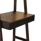 Modern Ladder Study Desk with Single Drawer and Built In Shelves, for Small Spaces or Custom Home Office