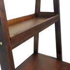 Modern Ladder Study Desk with Single Drawer and Built In Shelves, for Small Spaces or Custom Home Office