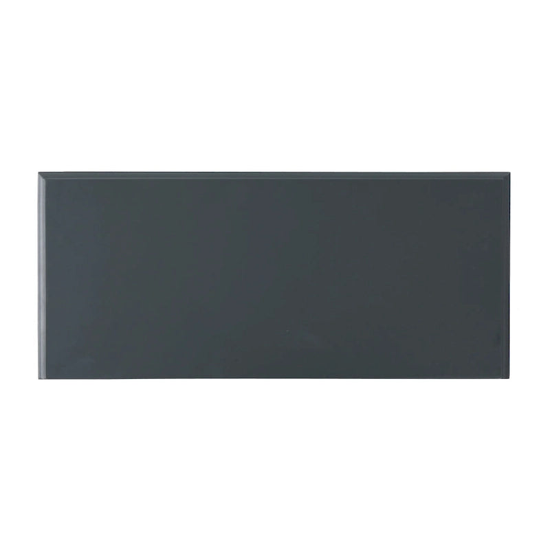 Firwood Mirror Finished Double Door Cabinet, Charcoal Grey