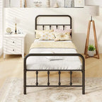 Costway Full/Queen/King Size Bed Frame with Headboard Under Bed