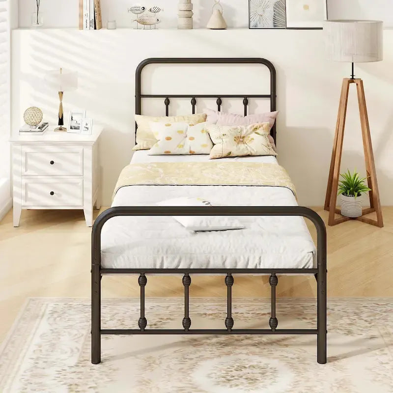 Costway Full/Queen/King Size Bed Frame with Headboard Under Bed