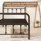 Costway Full/Queen/King Size Bed Frame with Headboard Under Bed