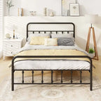Costway Full/Queen/King Size Bed Frame with Headboard Under Bed
