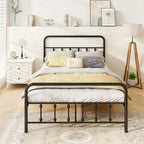 Costway Full/Queen/King Size Bed Frame with Headboard Under Bed