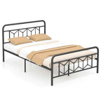Costway Twin/Full/Queen/King Size Bed Frame Mattress Foundation with