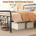 Costway Twin/Full/Queen/King Size Bed Frame Mattress Foundation with
