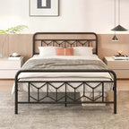 Costway Twin/Full/Queen/King Size Bed Frame Mattress Foundation with