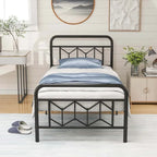 Costway Twin/Full/Queen/King Size Bed Frame Mattress Foundation with