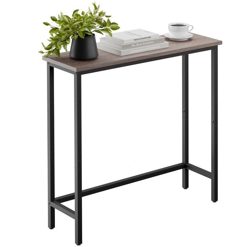 29.5 Narrow Console Table, Slim Entryway Sofa Table for Hallway, Bedroom, Living Room, or Foyer