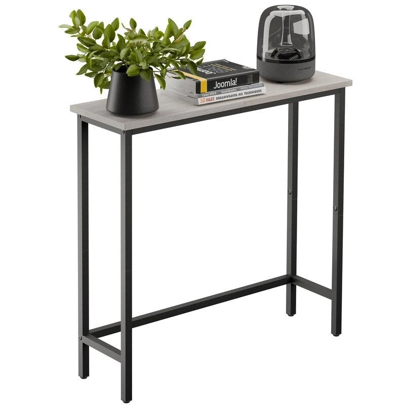 29.5 Narrow Console Table, Slim Entryway Sofa Table for Hallway, Bedroom, Living Room, or Foyer
