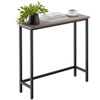 29.5 Narrow Console Table, Slim Entryway Sofa Table for Hallway, Bedroom, Living Room, or Foyer