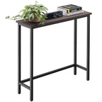 29.5 Narrow Console Table, Slim Entryway Sofa Table for Hallway, Bedroom, Living Room, or Foyer
