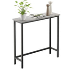 29.5 Narrow Console Table, Slim Entryway Sofa Table for Hallway, Bedroom, Living Room, or Foyer