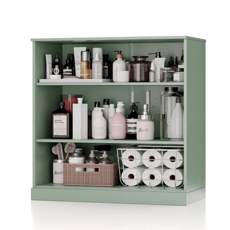 Palace Imports 100% Solid Wood 32 Bathroom Cabinet with Adjustable Shelves