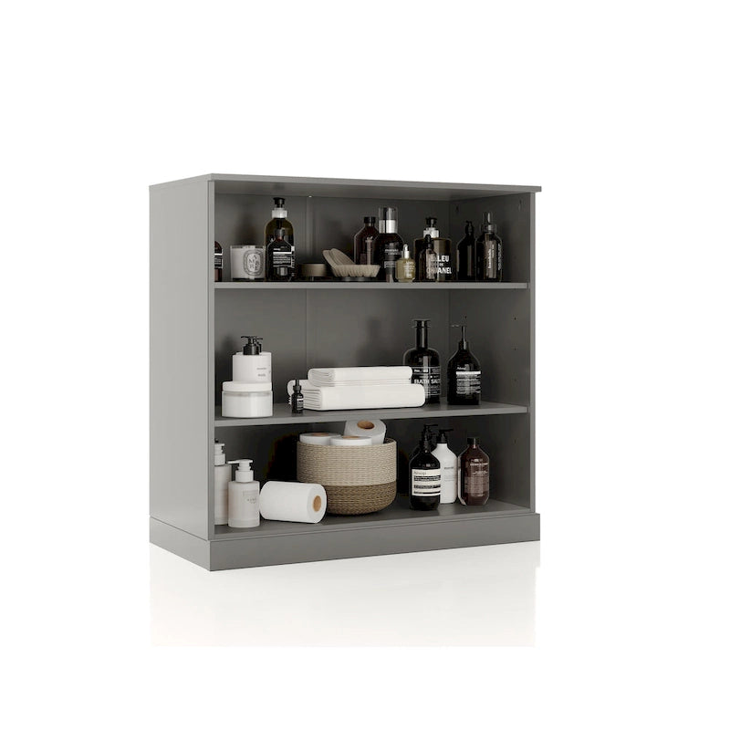 Palace Imports 100% Solid Wood 32 Bathroom Cabinet with Adjustable Shelves
