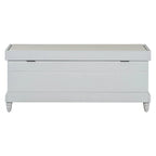 Classic Fluted Shoe Bench with Cushion & 3 Drawers
