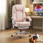 EROMMY Heated Massage Office Chair with Footrest, Ergonomic Reclining Desk Chair with Lumbar Support and Adjustable Height.