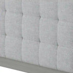 Solid Wood Platform Upholstered Headboard Queen Bed