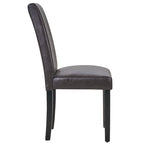 Upholstered Dining Chairs Set of 4 Parson Classic Upholstered Dining Chair,Modern 37 Parson Chairs