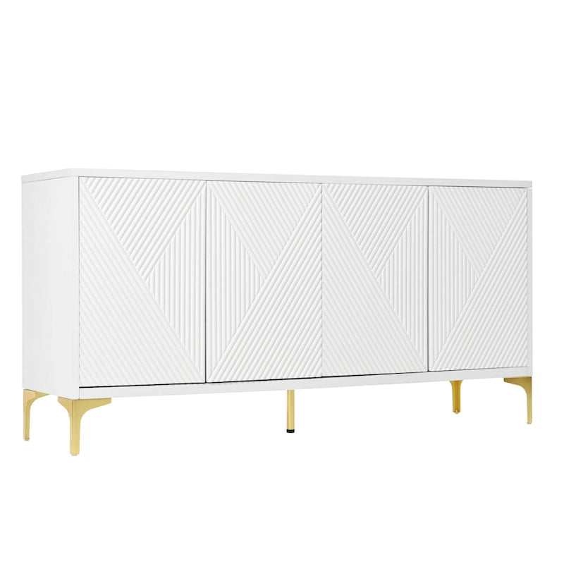 Buffet Cabinet with with Adjustable Shelves for Living Room