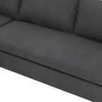 Modular Sectional Sofa, Reversible U Shaped Chenille Couch Set