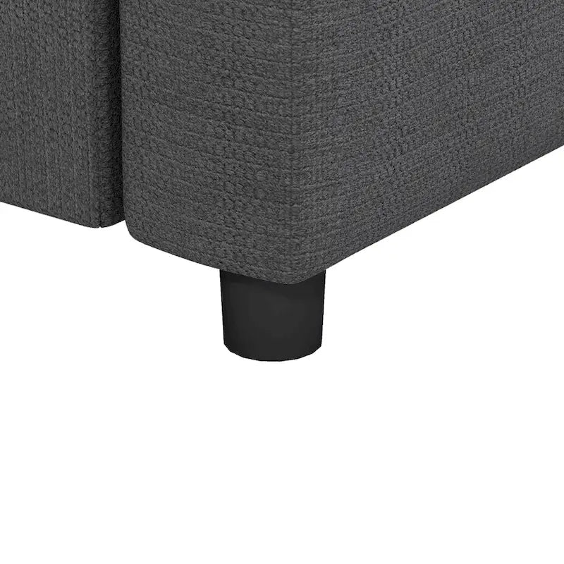 Modular Sectional Sofa, Reversible U Shaped Chenille Couch Set